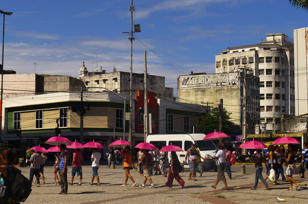 {pingos&pigmentos} , intervenção urbana realizada no Centro do Recife. Foto: Pollyanna Diniz