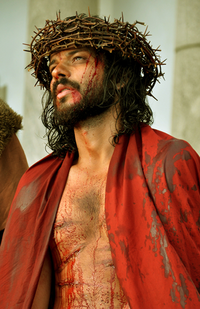 José Barbosa interpreta Jesus Cristo há dois anos na Paixão de Nova Jerusalém. Foto: Fábio Jordão/divulgação