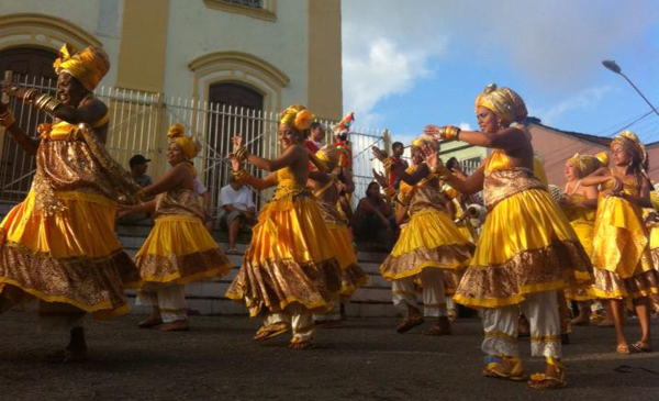 Aldeia Yapoatan começou com cortejo cultural. Foto: Jefferson Figueirêdo