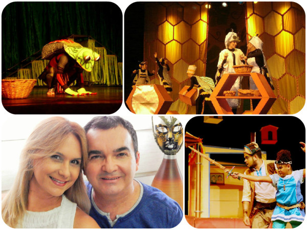 Tarô-Bequê ; Meu Reino por um drama; os homenageados Monica e Roberto e Chico e Flor