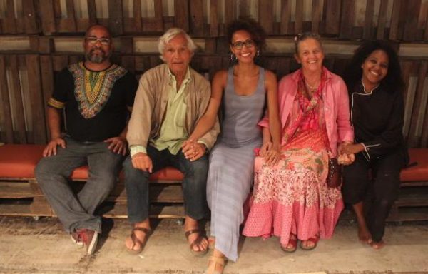 Samuel, Eugenio, Agri, Julia e Naná: encontro do Odin no Recife. Foto: S.Santos