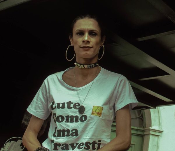Renata Carvalho na Parada LGBT Santos - Foto: Andrey Haag / Reprodução do Facebook